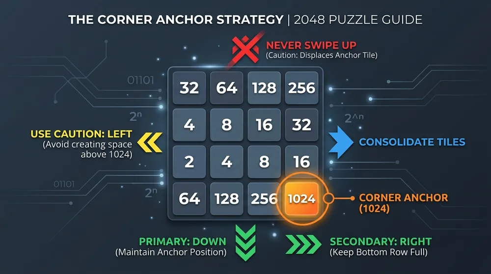 Come Vincere a 2048: Strategia dell'Angolo Passo dopo Passo